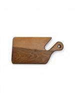 Hakiki Ceviz Ağacı Kesme Tahtası - Yarım Saplı - Görsel 2