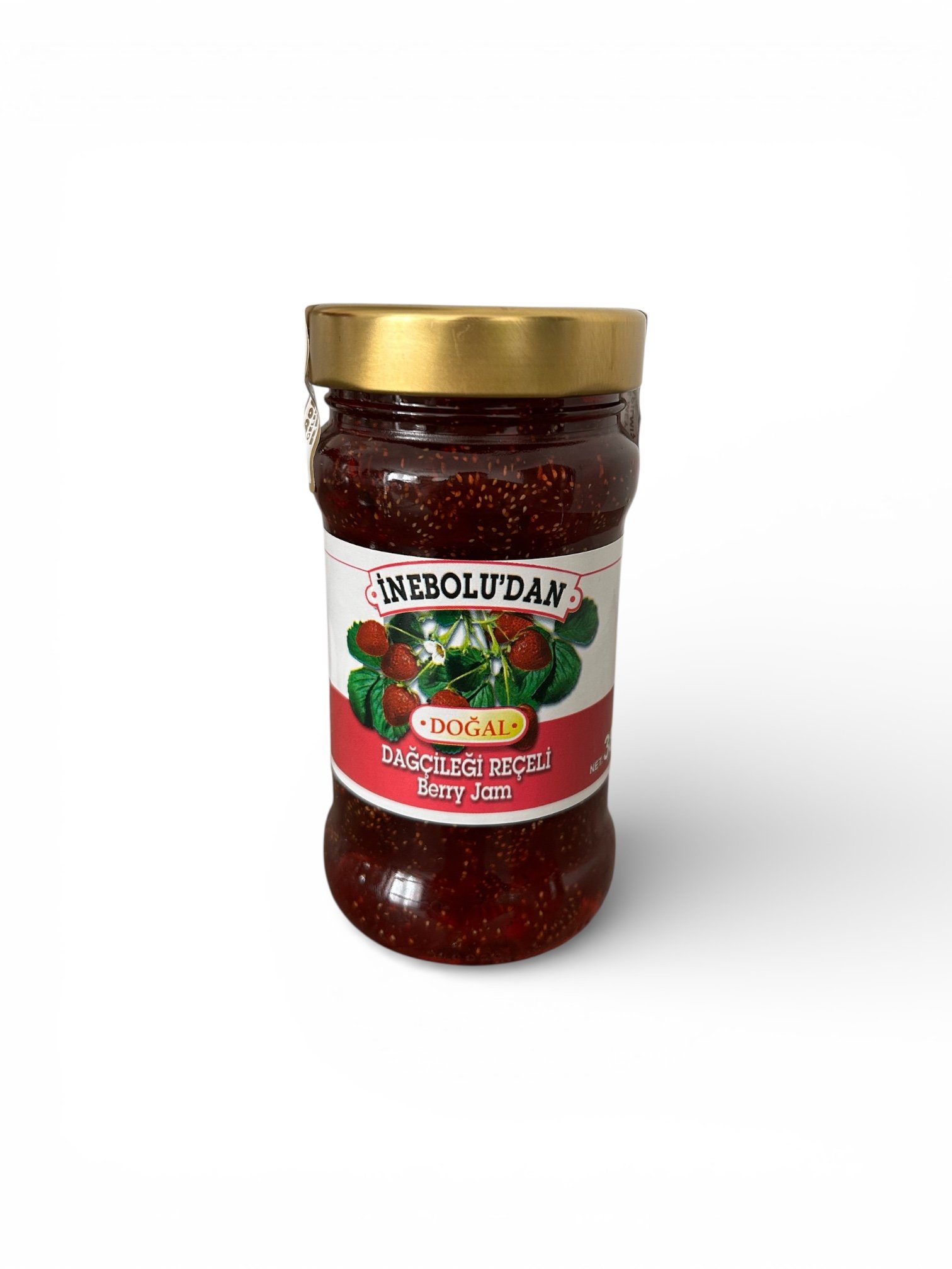 kastamonu organik (6) Dağ Çileği Reçeli 380 gr - Görsel 1